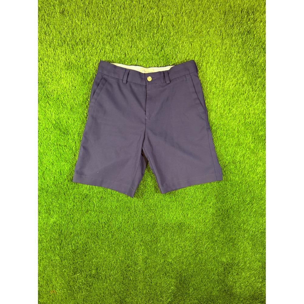 Peter Millar Boys Navy Performance Golf Shorts Size M 8-10 YEOEB82